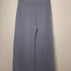 Anne Taylor Factory knit sweater wide leg high rise pants